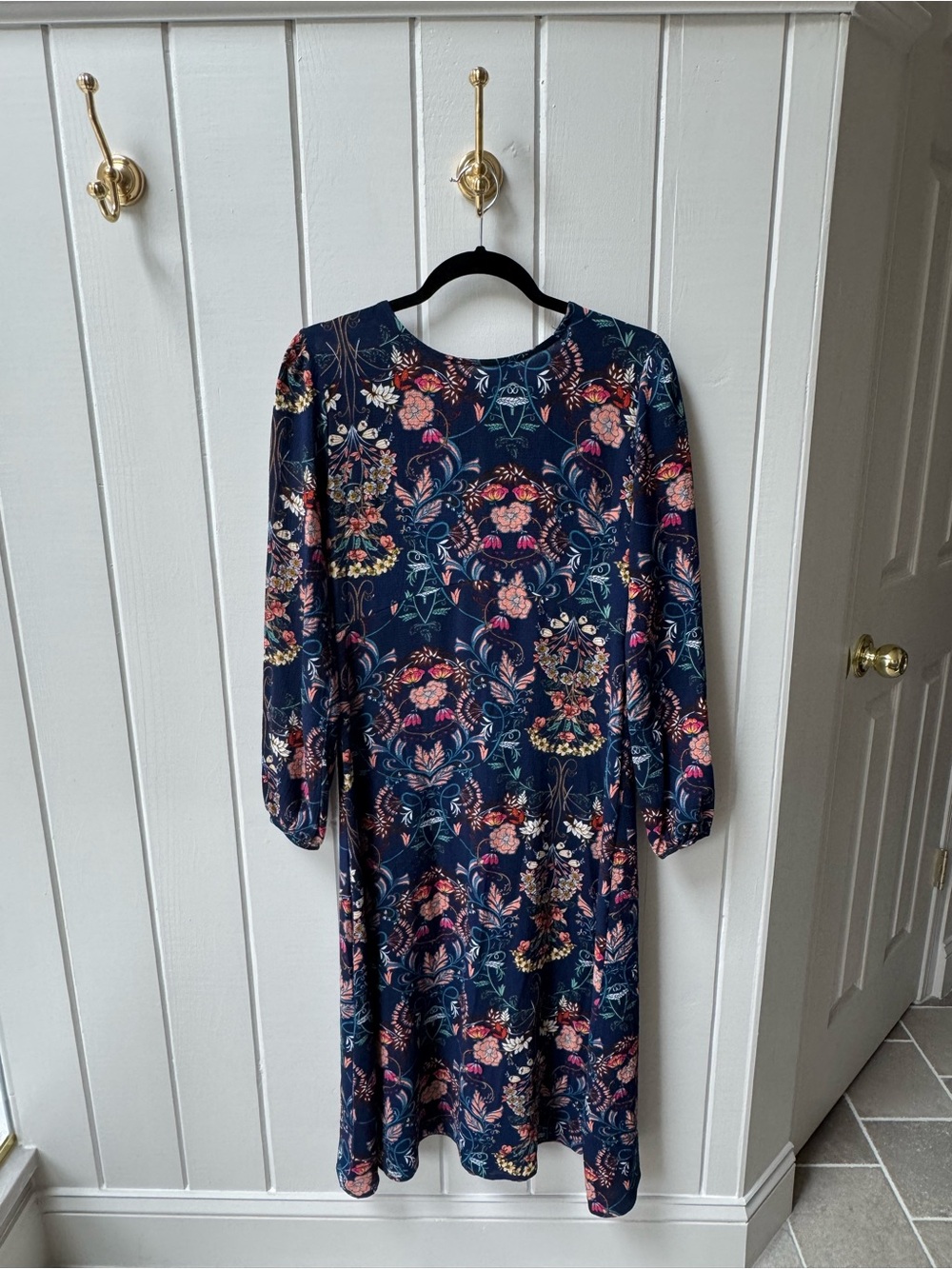Floral Long-Sleeve Dress